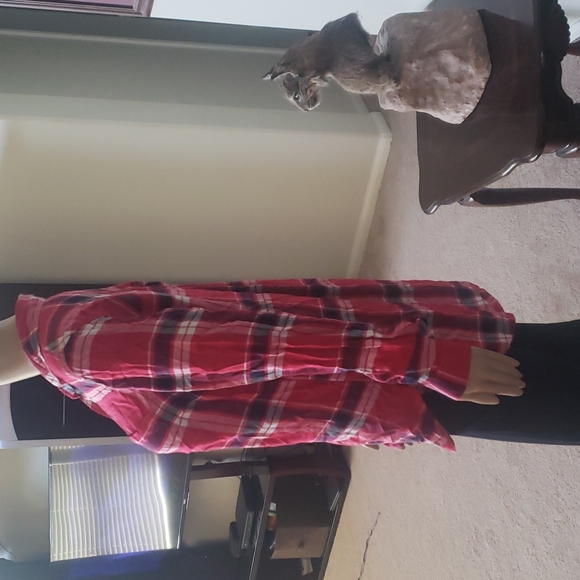 Old Navy m insanely soft plaid top the classic shirt flannel - Picture 6 of 6